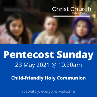 Energetic Blue Church Event Invitation